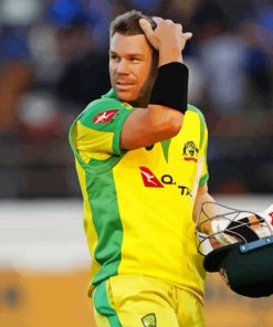 David Warner Player Diamond Painting