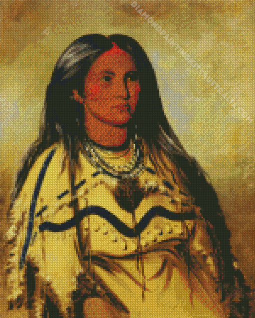 George Catlin Diamond Painting