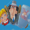 Inspector Gadget Characters Diamond Painting