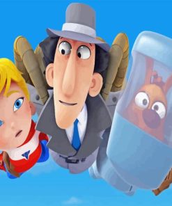 Inspector Gadget Characters Diamond Painting