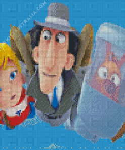 Inspector Gadget Characters Diamond Painting