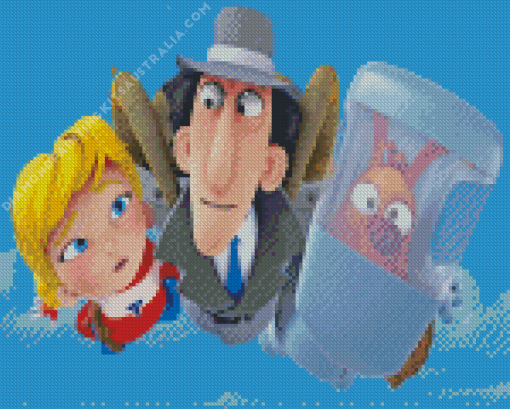 Inspector Gadget Characters Diamond Painting