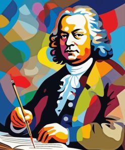 Johann Bach Pop Art Diamond Painting