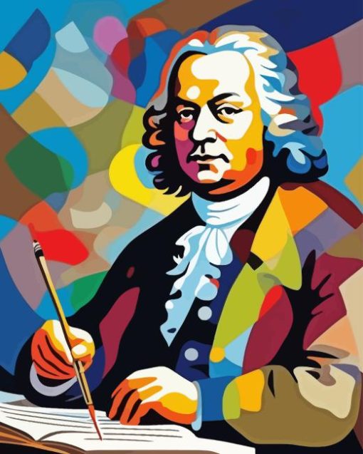 Johann Bach Pop Art Diamond Painting