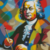 Johann Bach Pop Art Diamond Painting