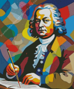 Johann Bach Pop Art Diamond Painting