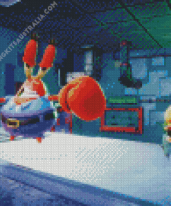 Mr Krabs Character Diamond Painting