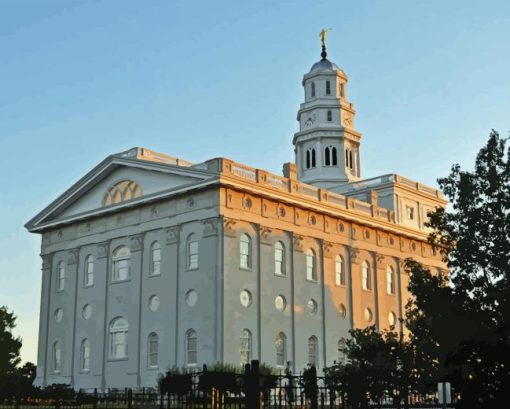 Nauvoo Illinois Temple Diamond Painting