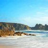 Porthcurno Beach Diamond Painting