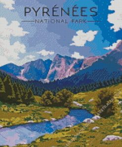 Pyrenees National Park Poster Diamond Painting