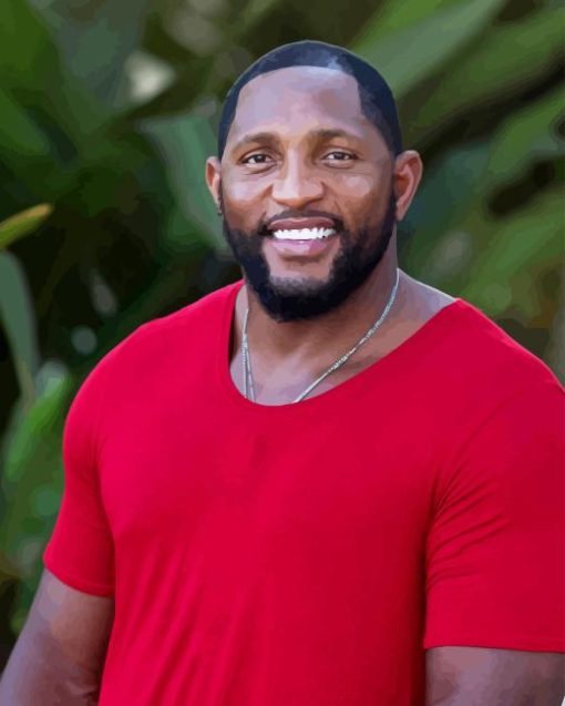 Ray Lewis Smiling Diamond Painting