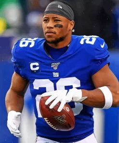 Saquon Barkley Player Diamond Painting