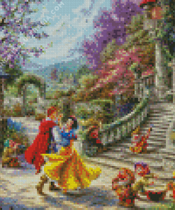 Snow White By Thomas Kinkade Diamond Painting