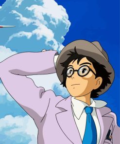 The Wind Rises Character Diamond Painting