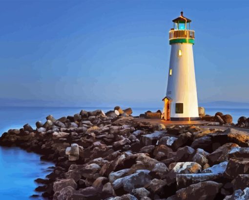 Walton Lighthouse Diamond Painting