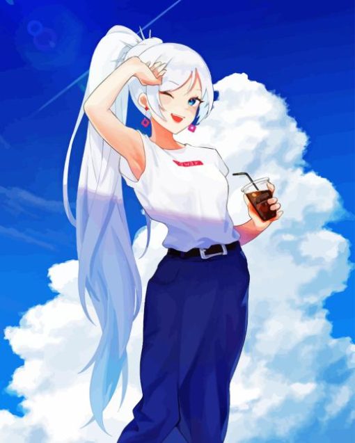 Weiss Schnee Diamond Painting