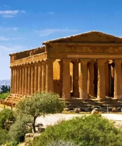 Agrigento Temple Diamond Painting