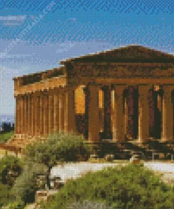 Agrigento Temple Diamond Painting