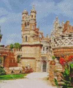 Benalmadena Colomares Castle Diamond Painting