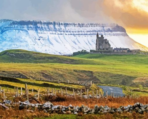 Benbulbin Sligo Ireland Diamond Painting