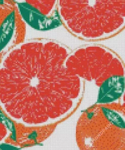 Blood Orange Illustration Diamond Painting