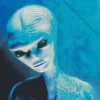 Blue Alien Diamond Painting