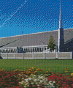 Boise Idaho Temple Diamond Painting