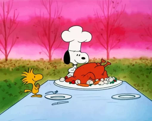 Charlie Brown Thanksgiving Diamond Painting