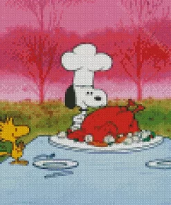 Charlie Brown Thanksgiving Diamond Painting