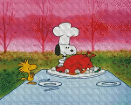 Charlie Brown Thanksgiving Diamond Painting