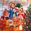 Christmas Children Diamond Painting