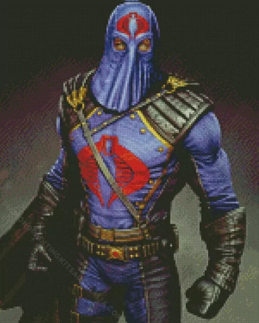 Cobra Commander Character Diamond Painting