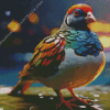 Colorful Partridge Diamond Painting