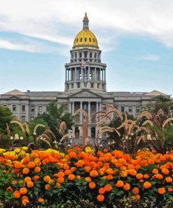 Denver Colorado State Capitol Diamond Painting