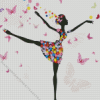 Floral Butterfly Ballerina Diamond Painting