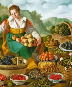 Fruit Seller Diamond Painting