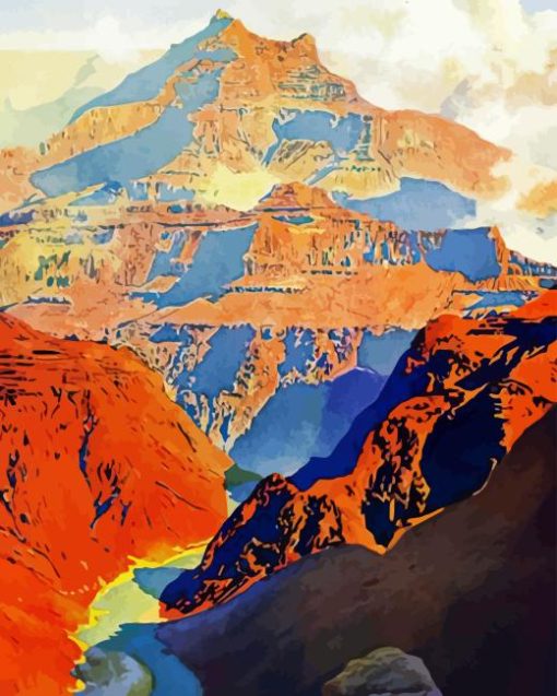 Grand Canyon Maxfield Parrish Diamond Painting