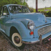 Grey Morris Minor Car Diamond Painting