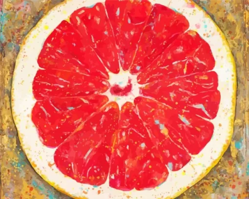 Half Blood Orange Diamond Painting