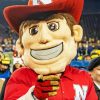 Herbie Husker Mascot Diamond Painting