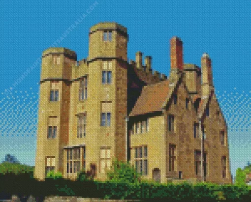 Kenilworth Castle And Elizabethan Garden Diamond Painting