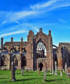 Melrose Abbey Diamond Painting