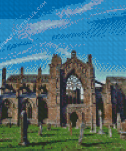 Melrose Abbey Diamond Painting