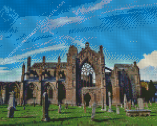 Melrose Abbey Diamond Painting