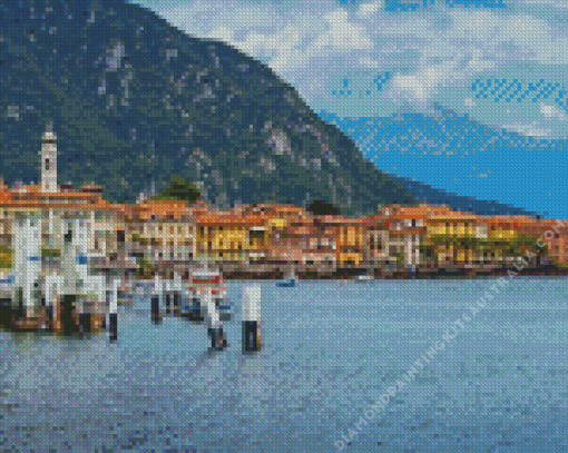 Menaggio City Diamond Painting