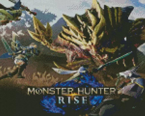 Monster Hunter Rise Poster Diamond Painting