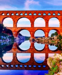 Nimes Pont Du Gard Diamond Painting