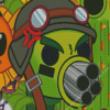 Peashooter Character Diamond Painting