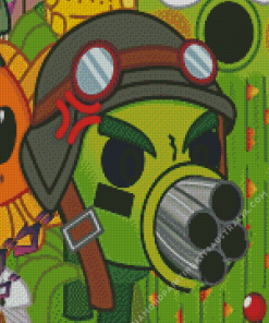 Peashooter Character Diamond Painting