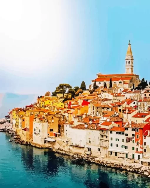 Rovinj City Diamond Painting